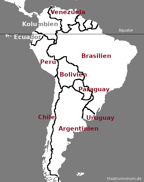 Südamerika_Weinanbaugebiete